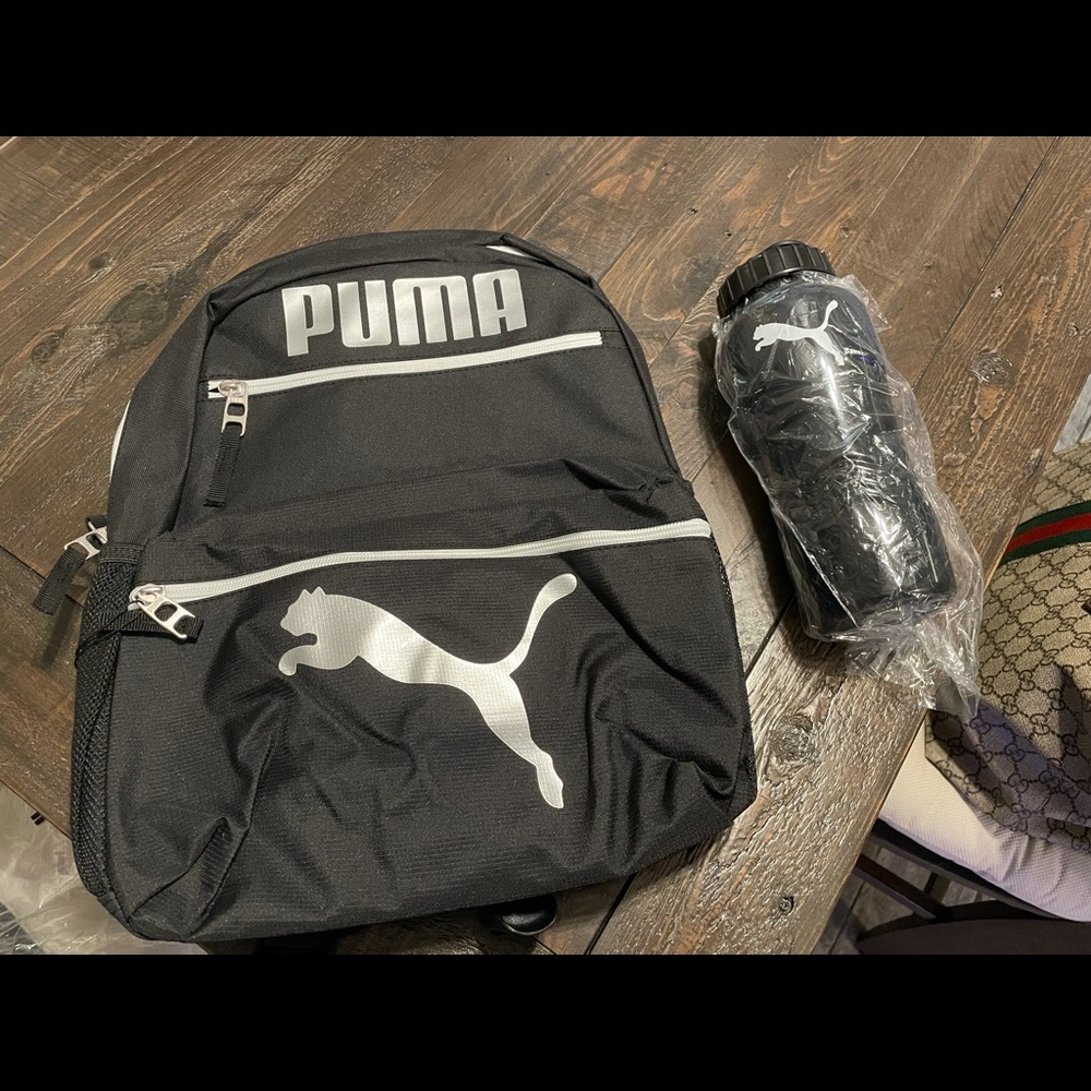 Puma Backpack and Water bottle
